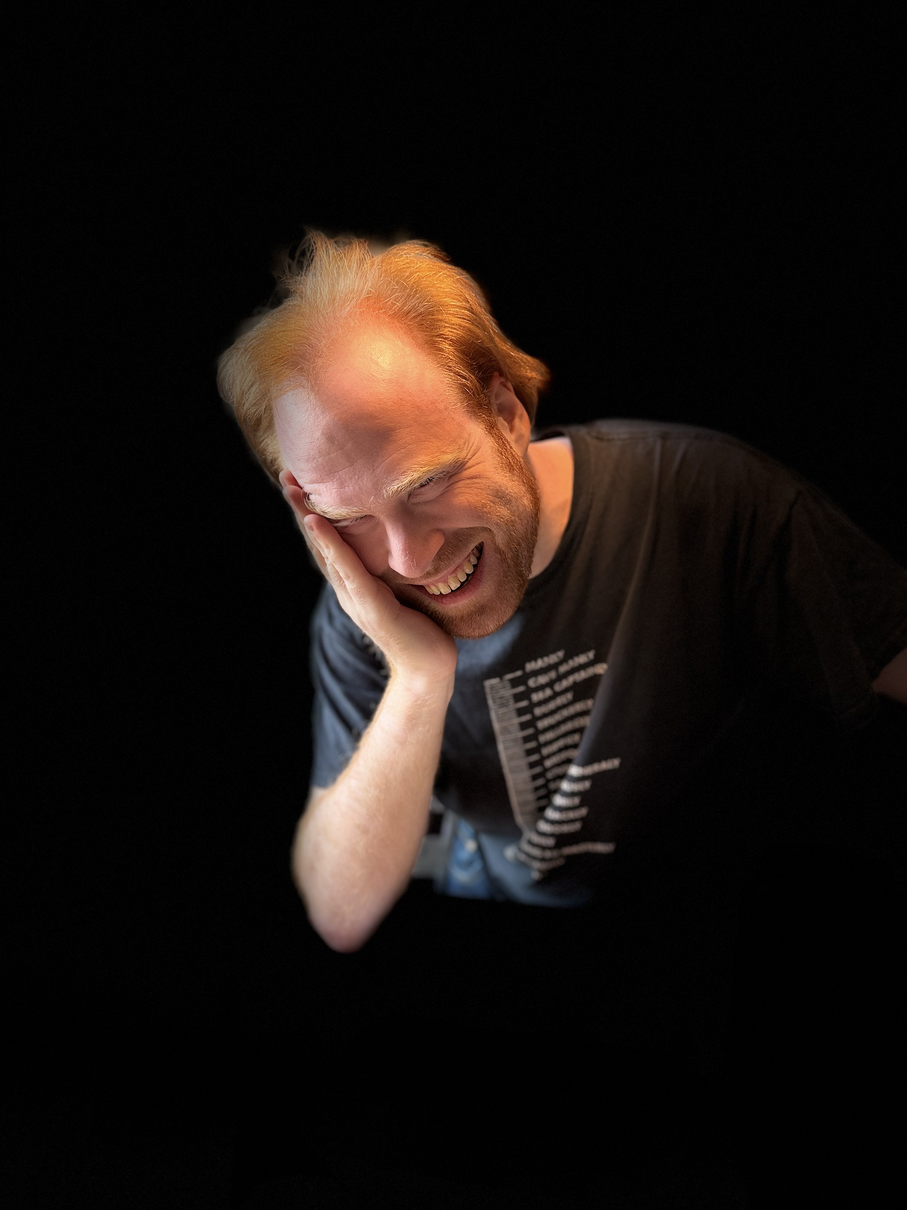 Jeff mid-laugh